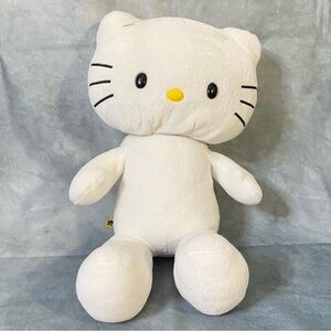 Hello Kitty Sanrio Build a Bear Workshop White 18” Large Plush Toy (No Bow) 2013